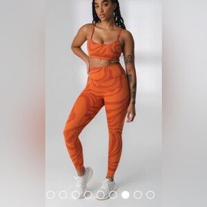 Balance Athletica Orange Leggings Size 6